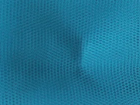 Aqua Blue Plain Net Fabric