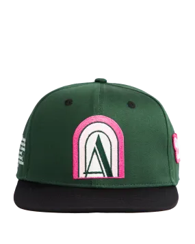 Ashluxe Paradise A Snapback Forest Green