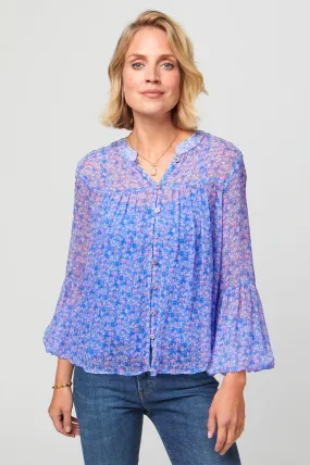 Beatrice Blouse | Meadow Bloom Blue