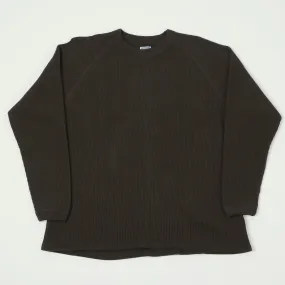 Dubbleworks Heavy Waffle L/S Tee - Sumikuro