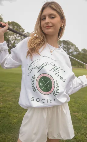 friday   saturday: golf wives sweatshirt