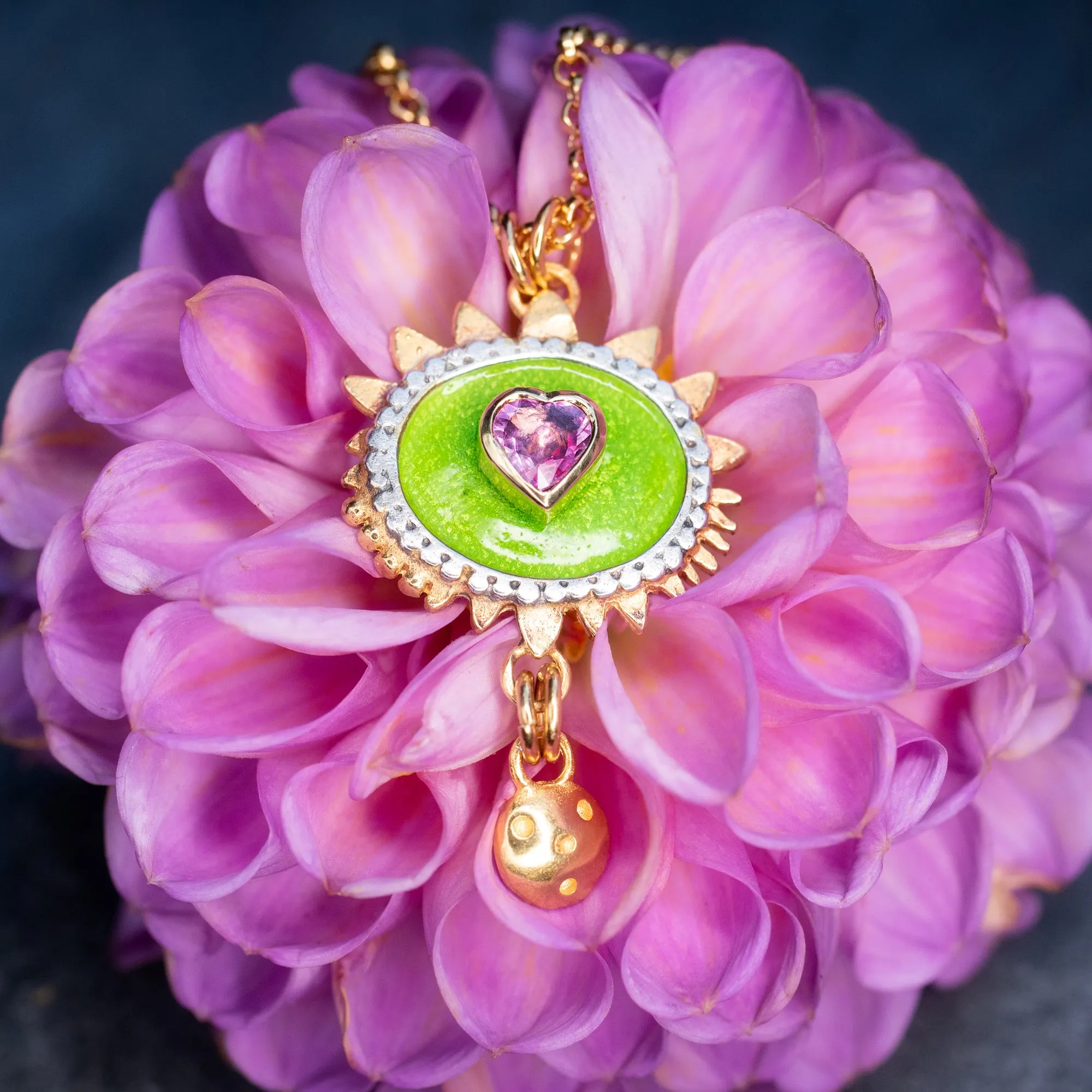 Limited edition Pink Sapphire Mythic Necklace